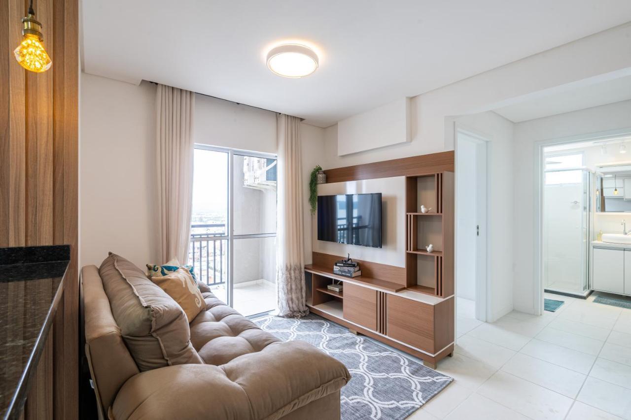 Apartamento Com Vista Mar, Ar-Condicionado, Wi-Fi Condominio Com Piscina, Quadra De Esportes Playground Infantil A 15 Minutos Do Beto Carreiro Piçarras المظهر الخارجي الصورة